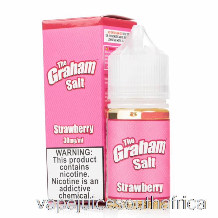 Vape Pods Strawberry Salt - The Graham - Mamasan E-Liquid - 30Ml 50Mg